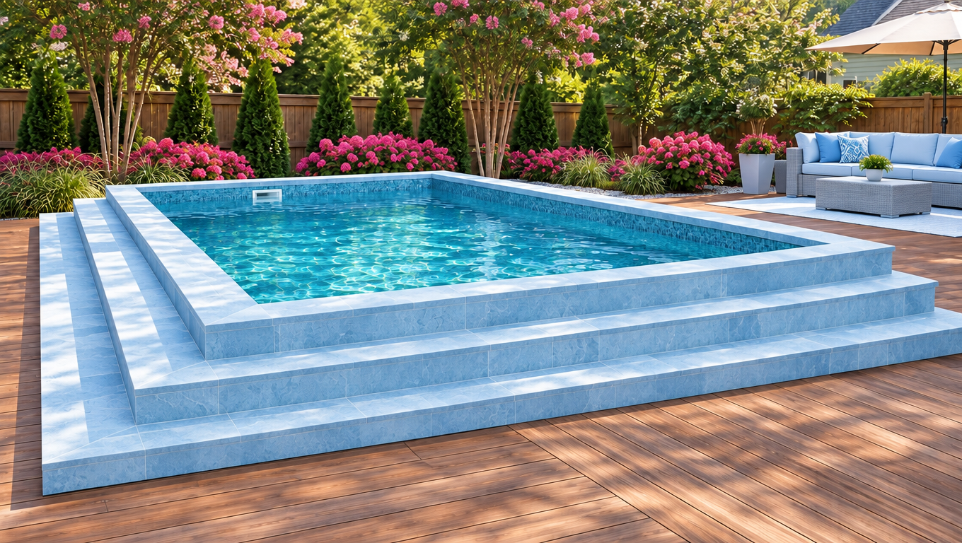 Above-Ground Rectangular Swimming Pools design 4
